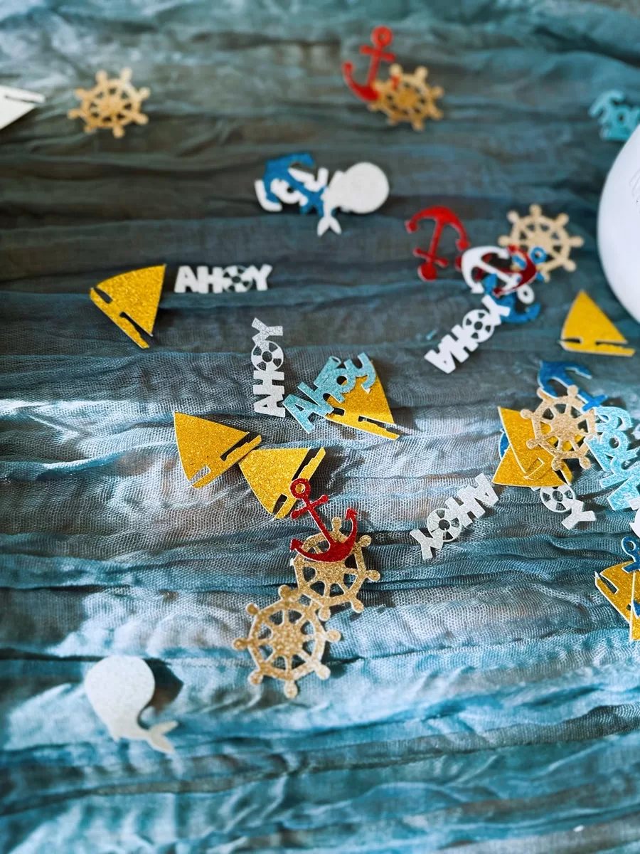 nautical party confetti