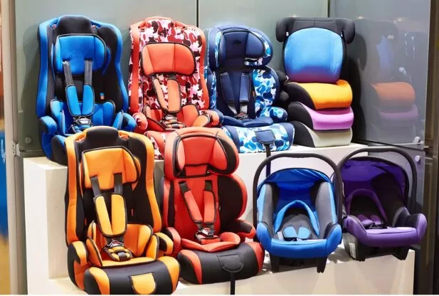 multi color car seats