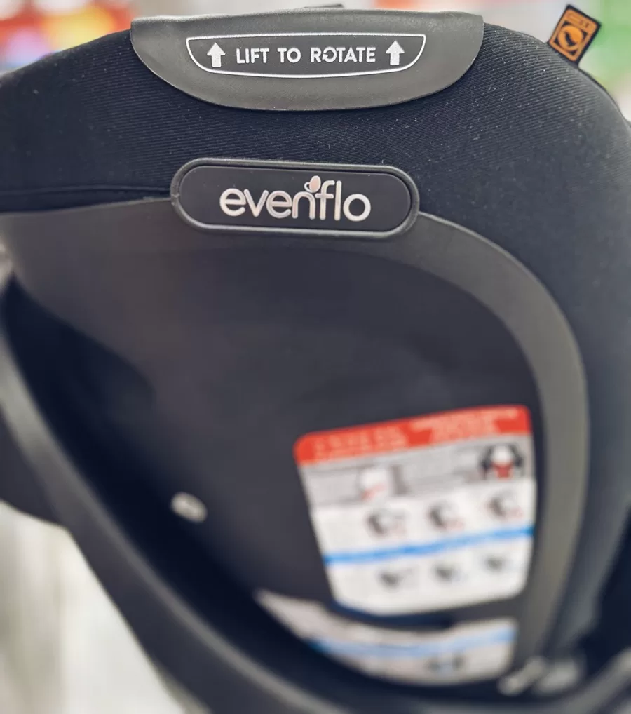 evenflo rotating car seat