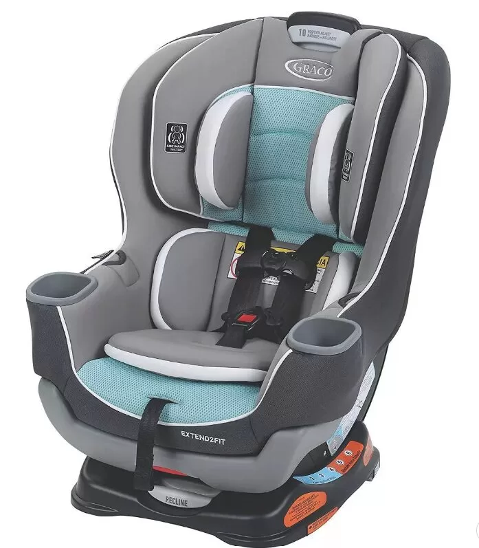 Graco Extend 2 Fit Convertible Car Seat in the color Spire