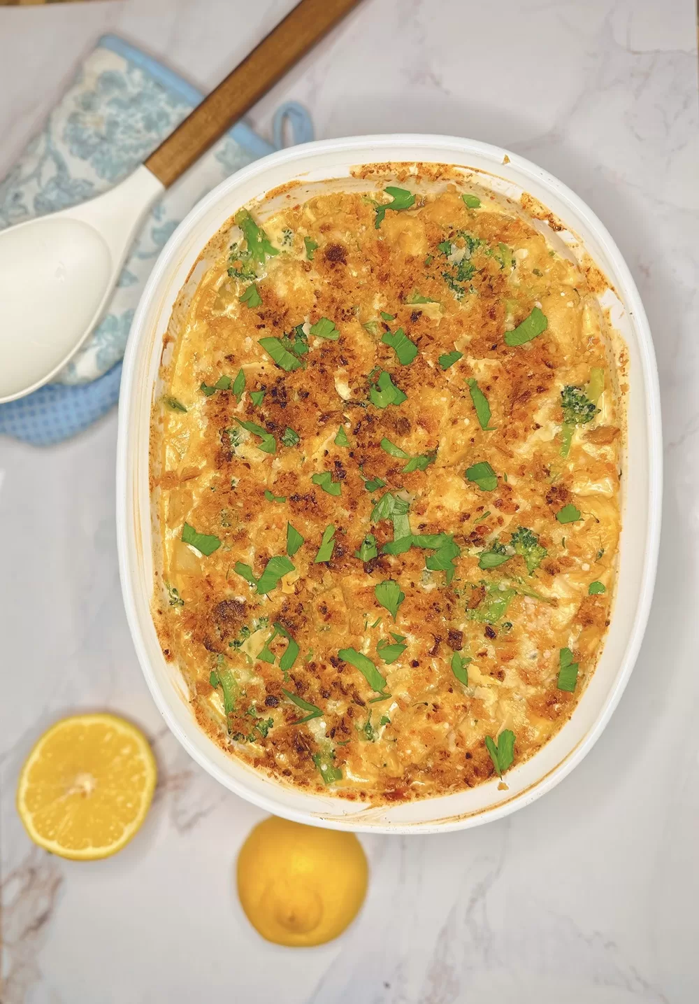 keto chicken alfredo casserole bake