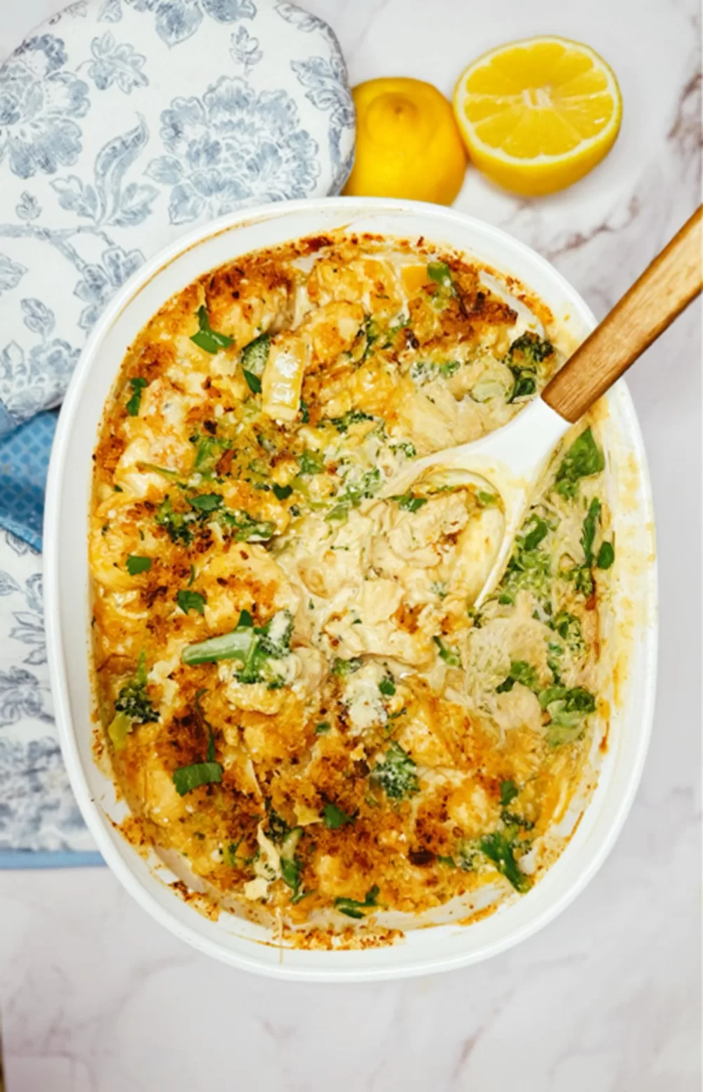 keto chicken alfredo casserole bake