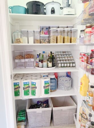 modern organized pantry