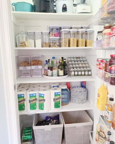 modern organized pantry